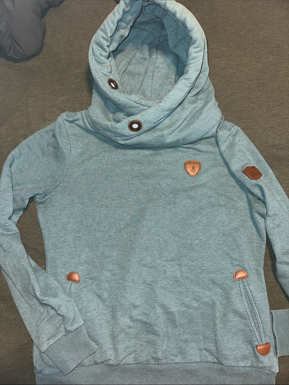 Women's Funnel Neck Hoodie Sweater